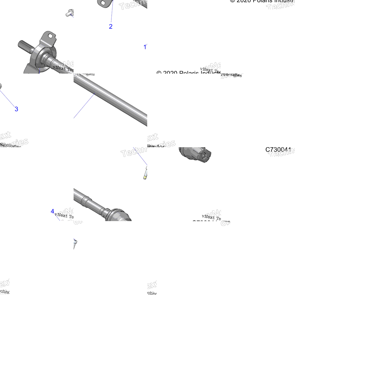 Drive Train, Front Prop Shaft