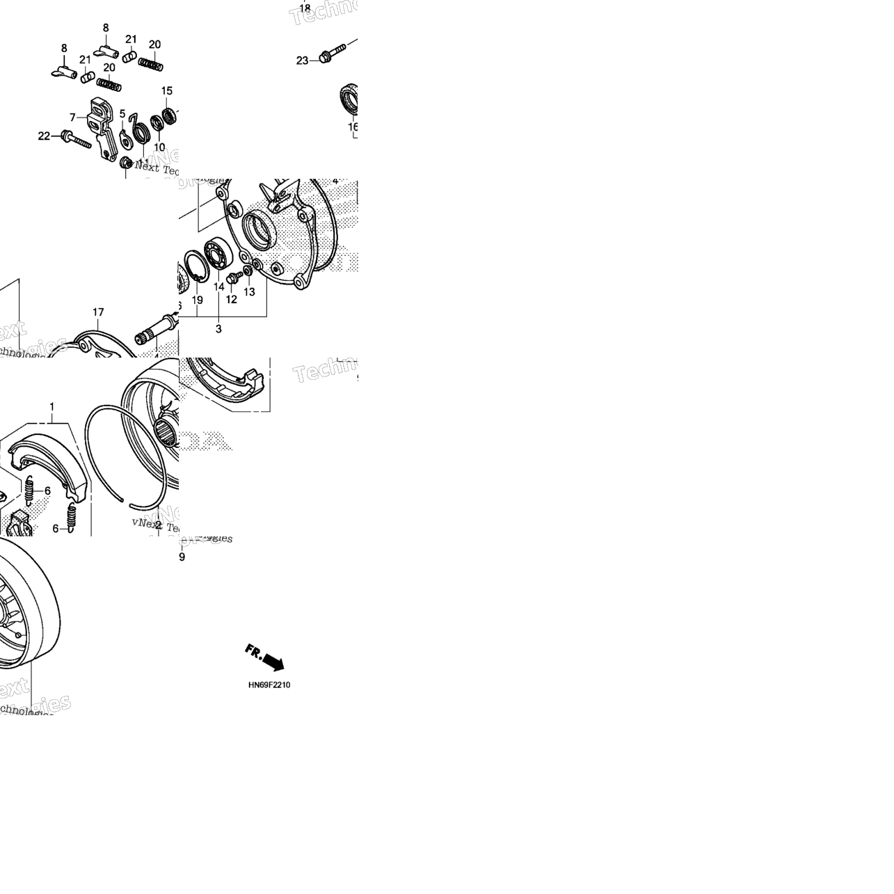 Rear Brake Panel