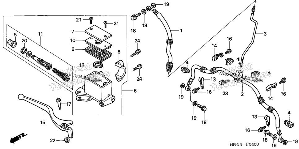 Front Brake Master Cylinder