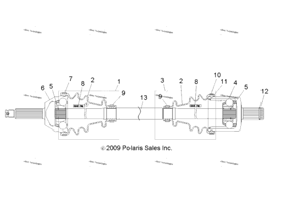 Drive Train, Front Drive Shaft