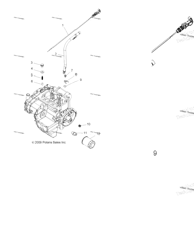 Engine, Oil Filter & Dipstick