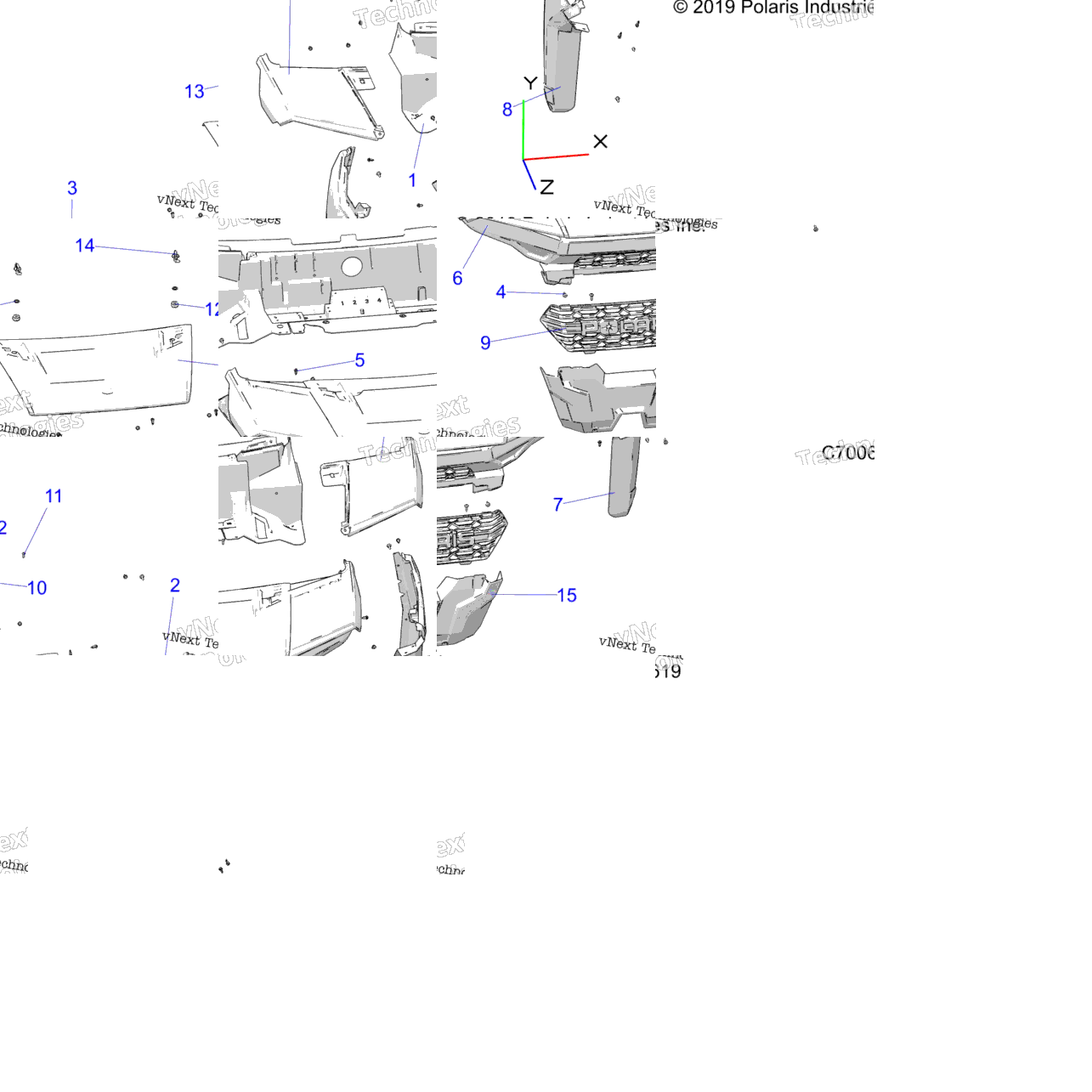 Body, Hood And Front Facia /B9