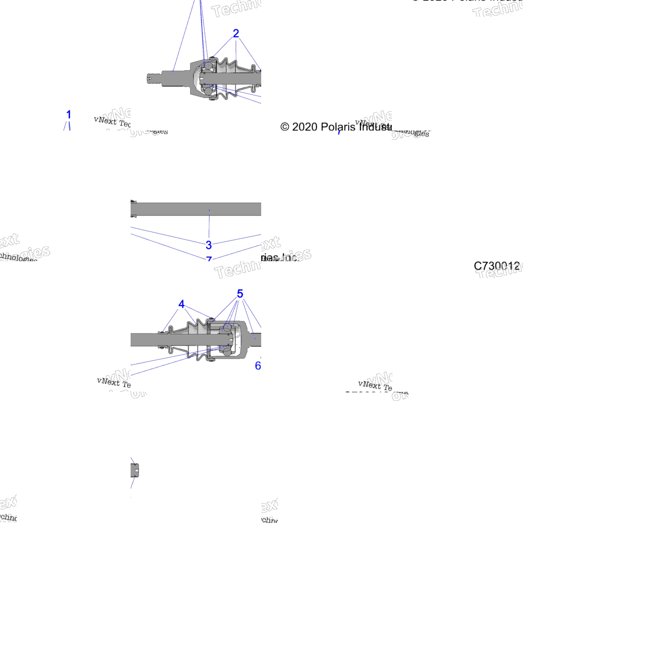 Drive Train, Front Half Shaft /B9