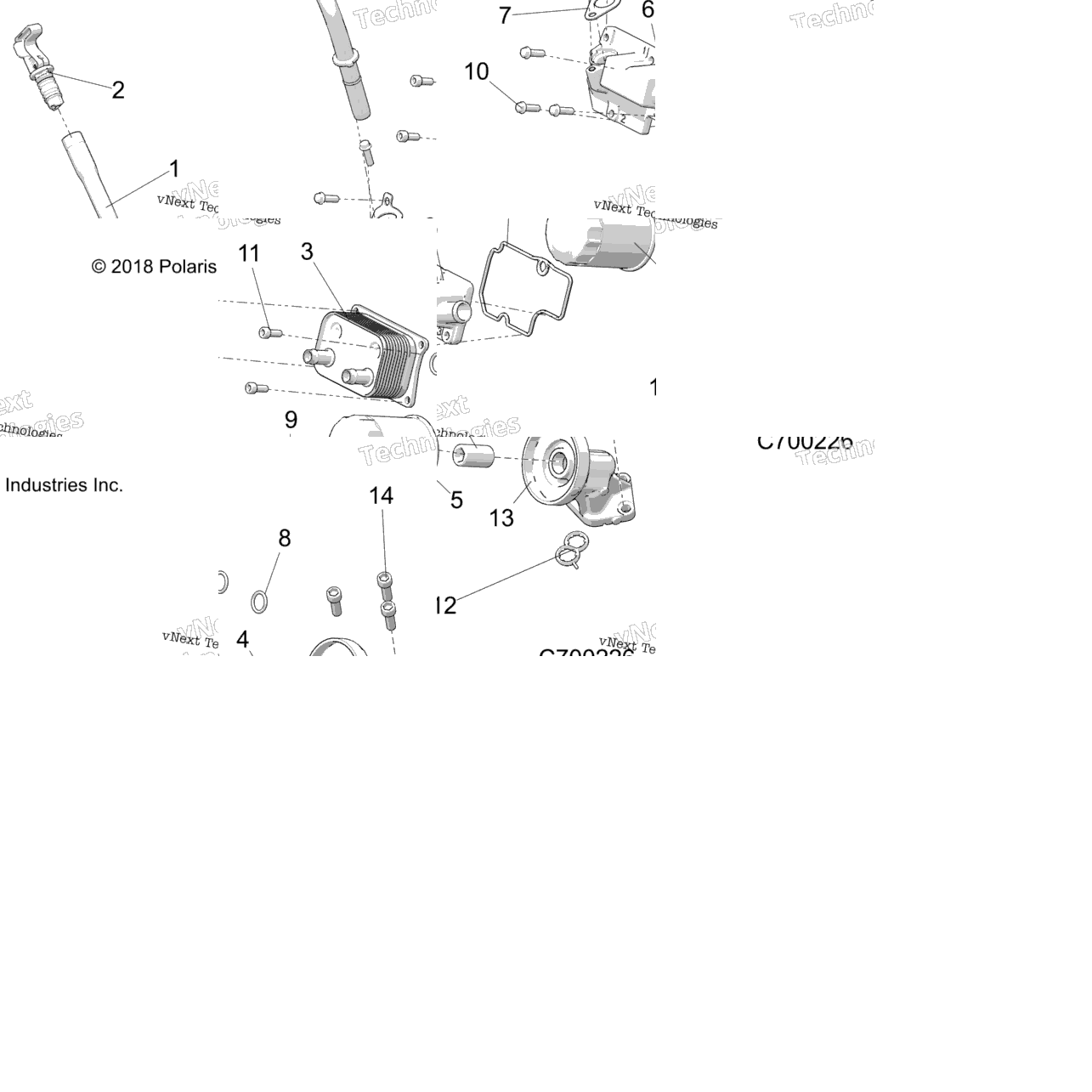 Engine, Dipstick And Oil Filter /B9