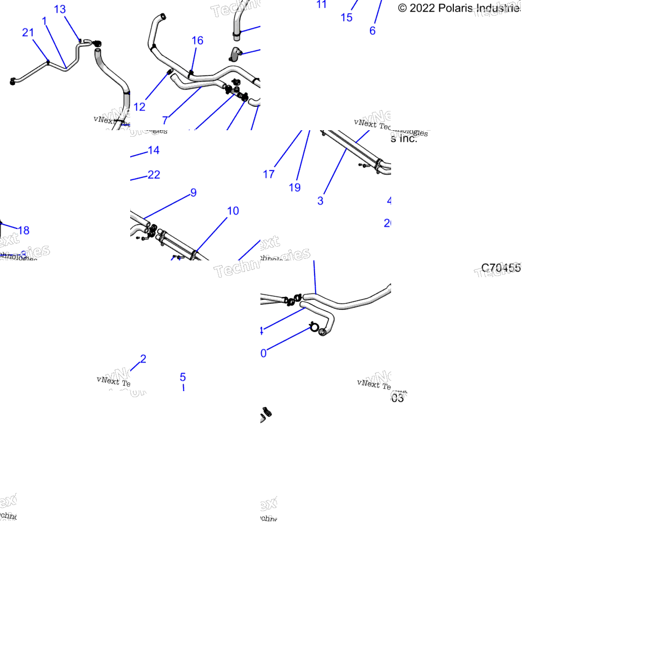 Engine, Cooling Routing Engine