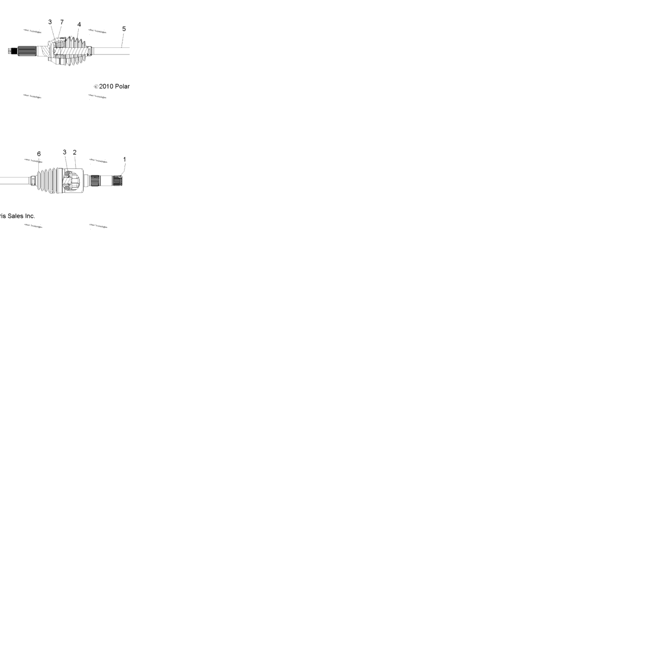 Drive Train, Rear Drive Shaft