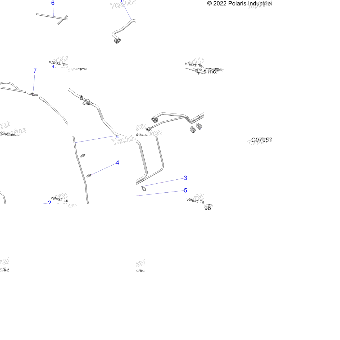 Fuel Systems, Fuel Lines, Std. Z22m4u92ap