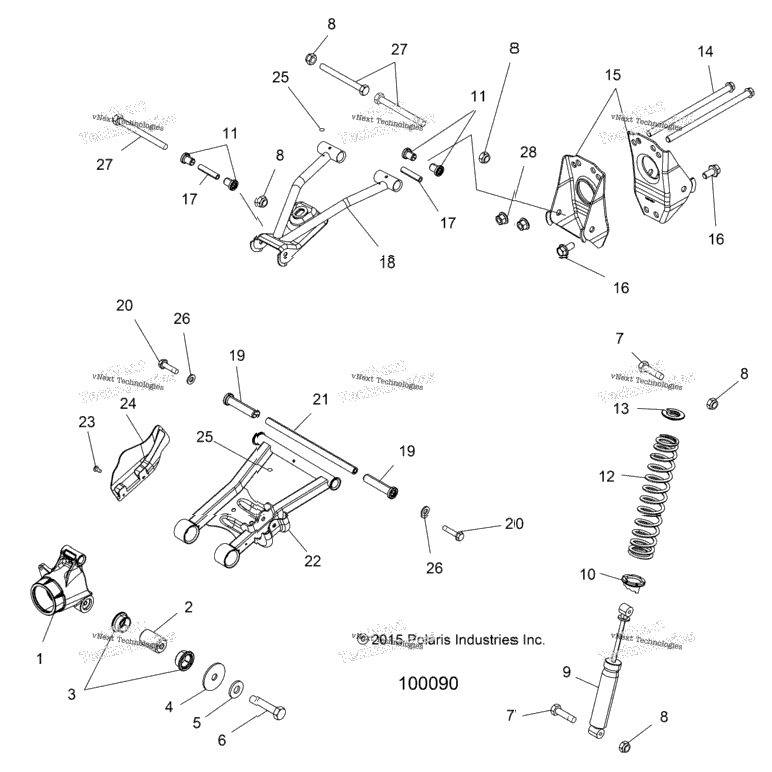 Suspension, Rear /Le