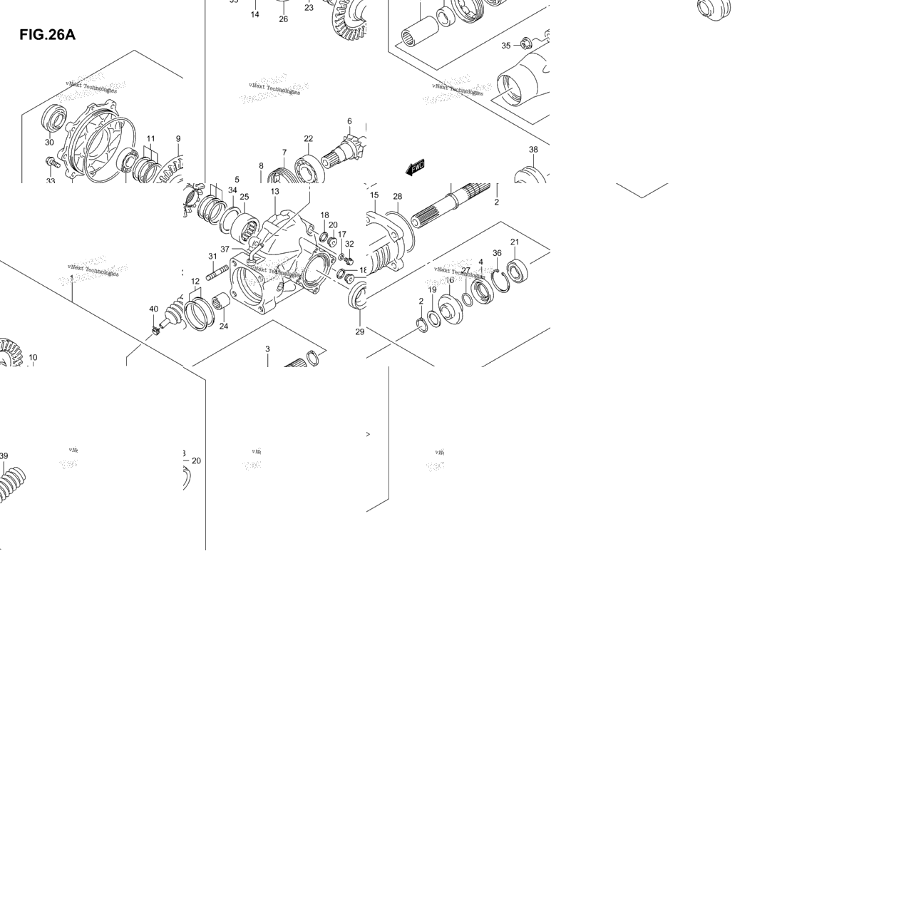 Final Bevel Gear (Rear)(Model K4/K5/K6/K7)