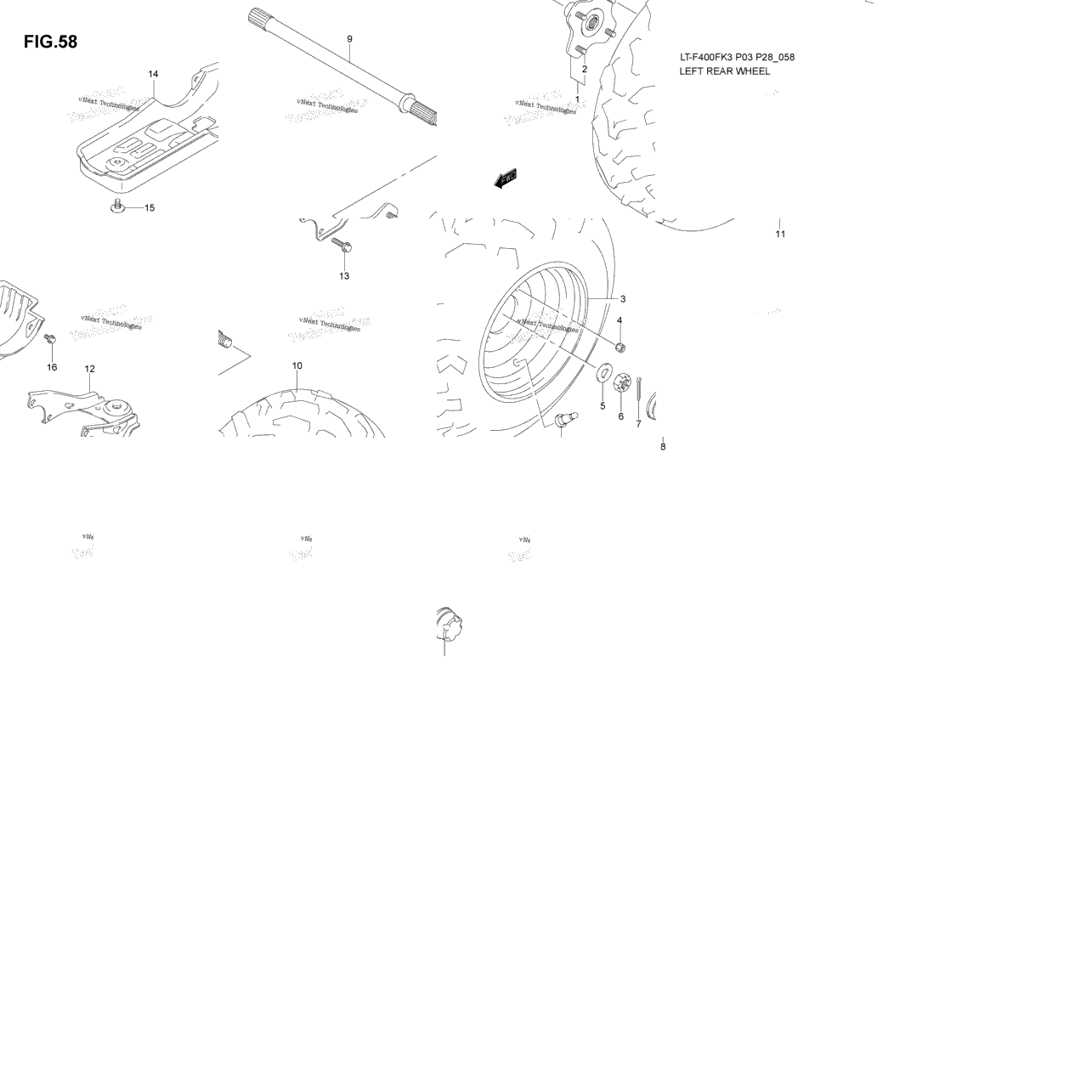 Left Rear Wheel