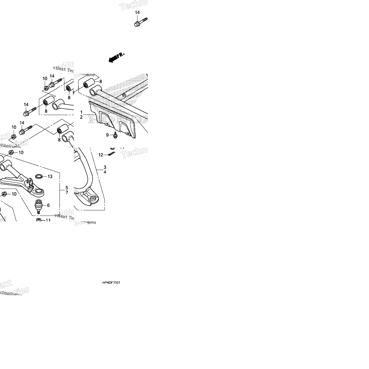 Front Arm (4Wd)