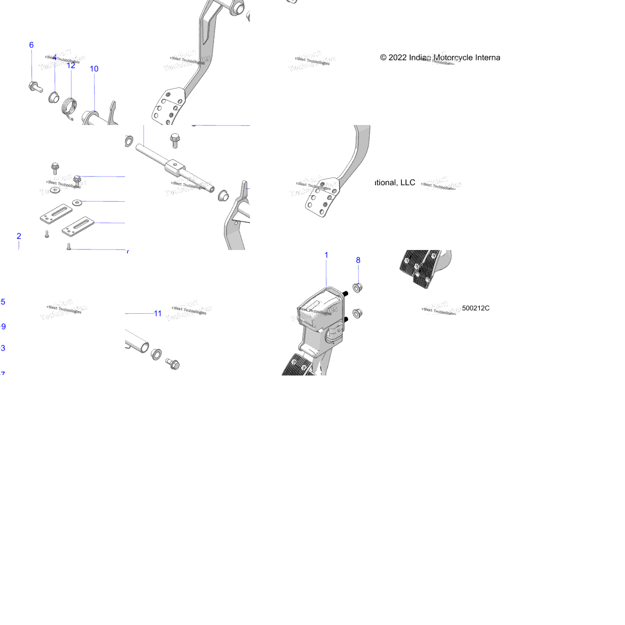 Controls, Foot Controls Manual T23aasgd/Hd/Tgd/Hd