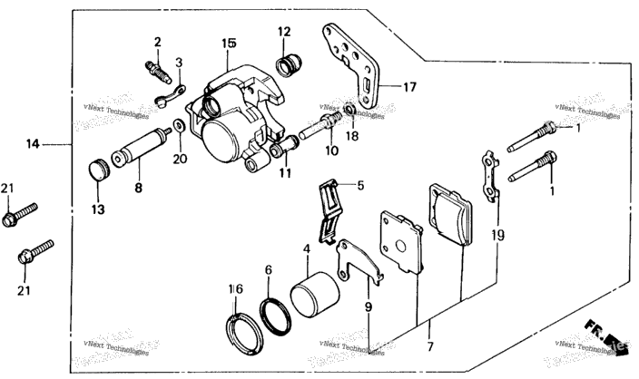 Front Brake Caliper