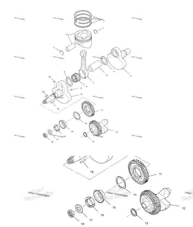 Crankshaft & Piston A00ch33ac