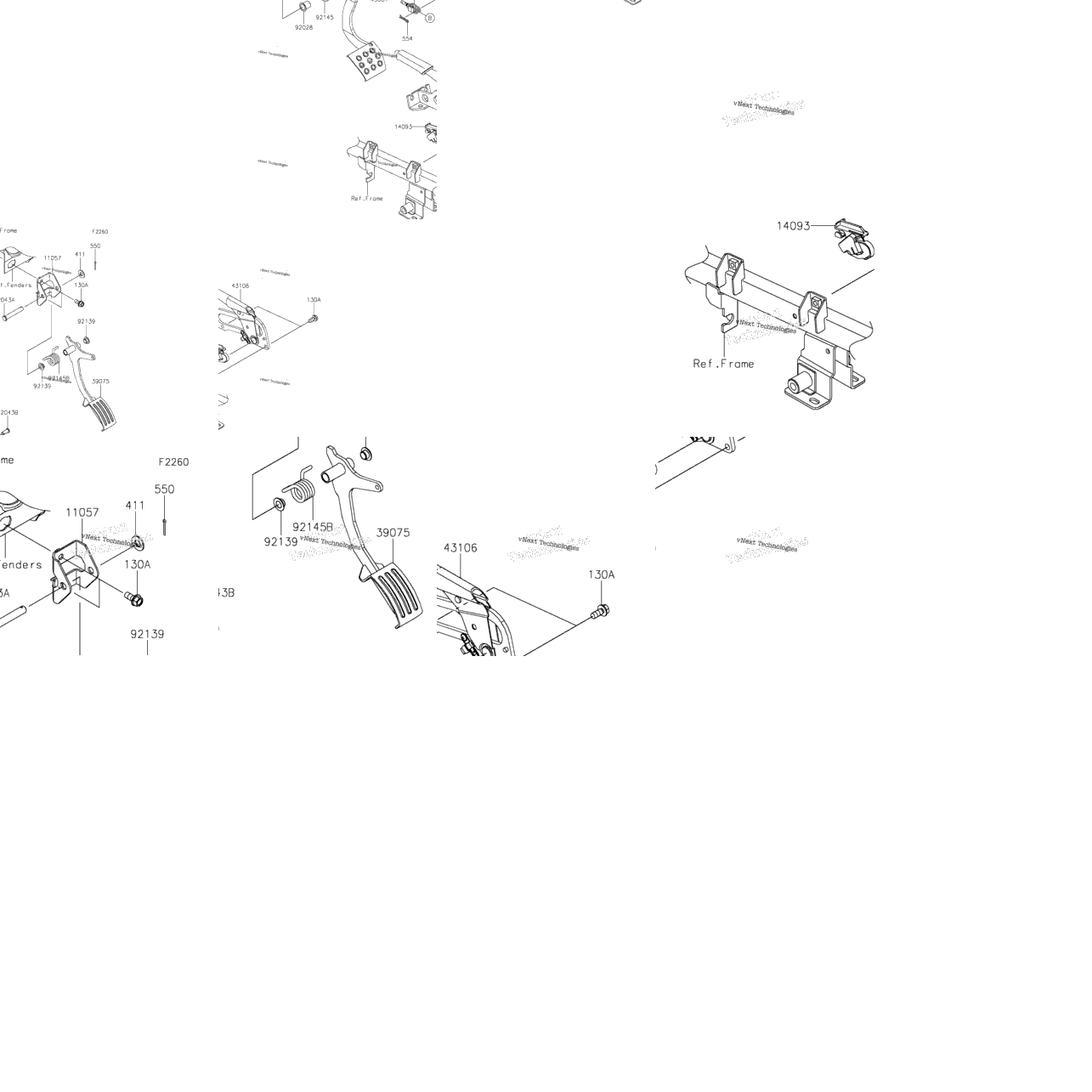 Brake Pedal/Throttle Lever