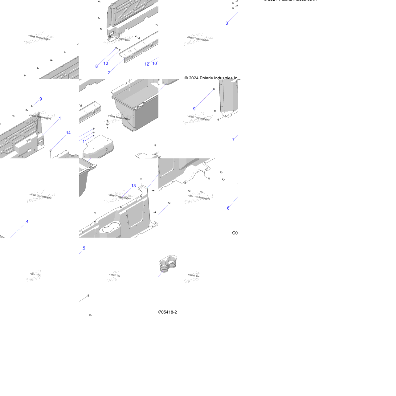 Body, Floor Closeoffs & Bin