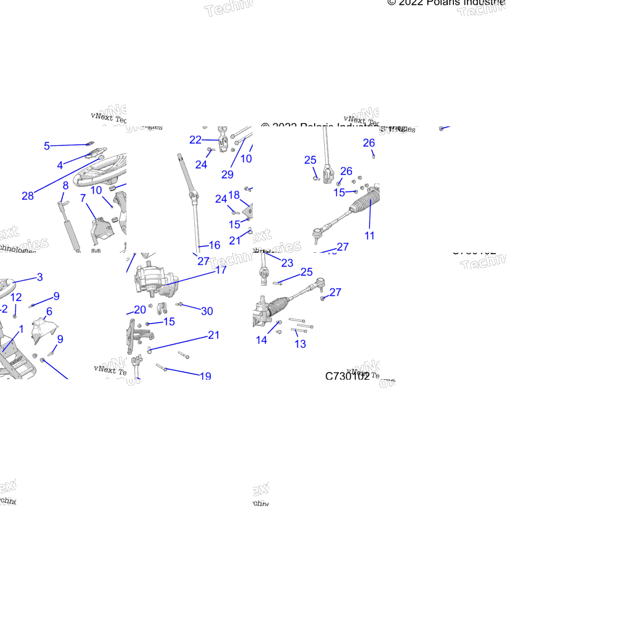 Steering, Steering Asm