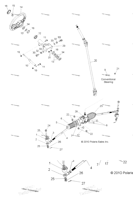Steering, Steering Asm