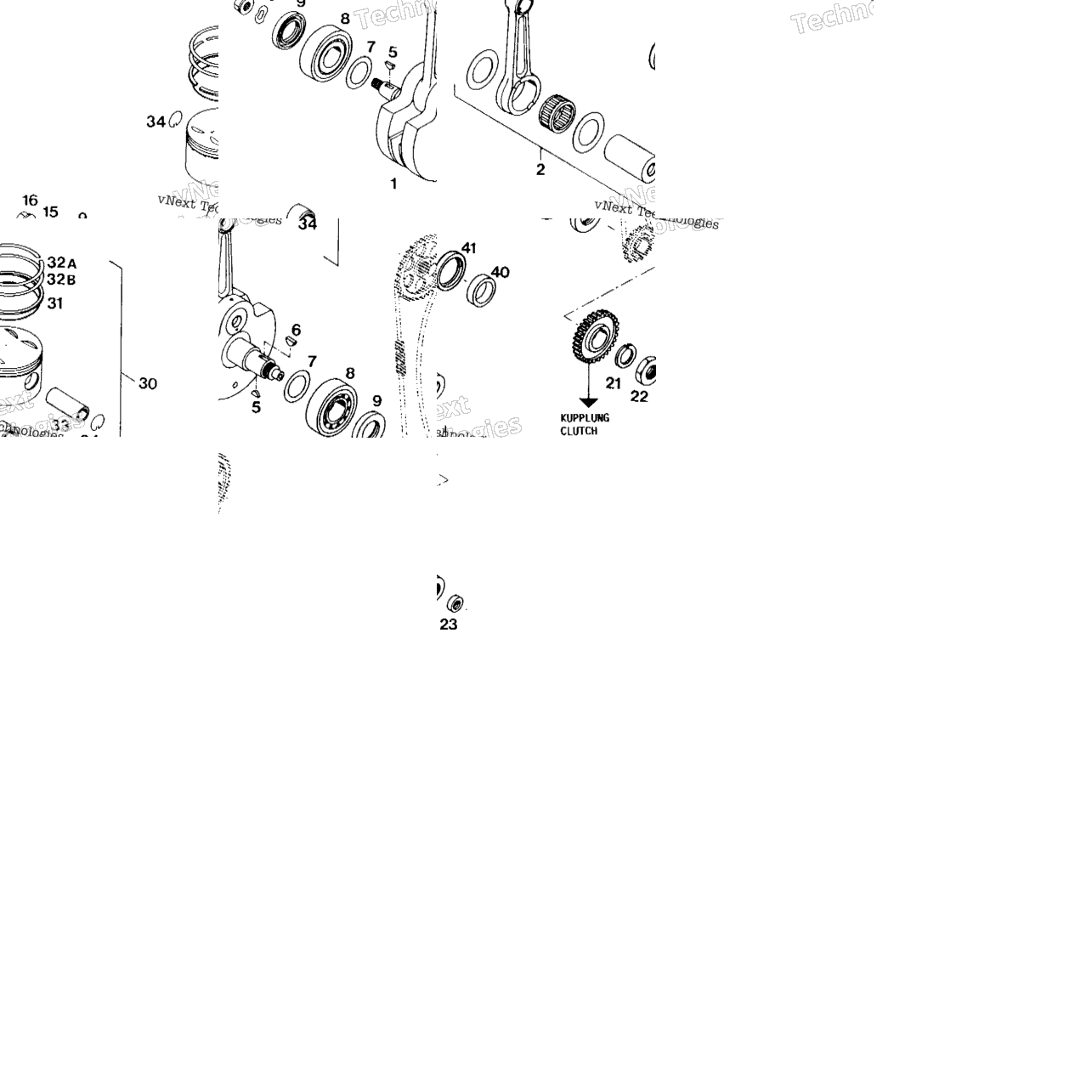 Crankshaft, Piston