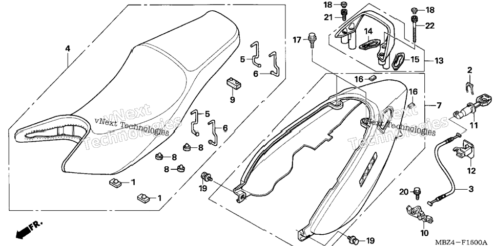 Seat + Seat Cowl
