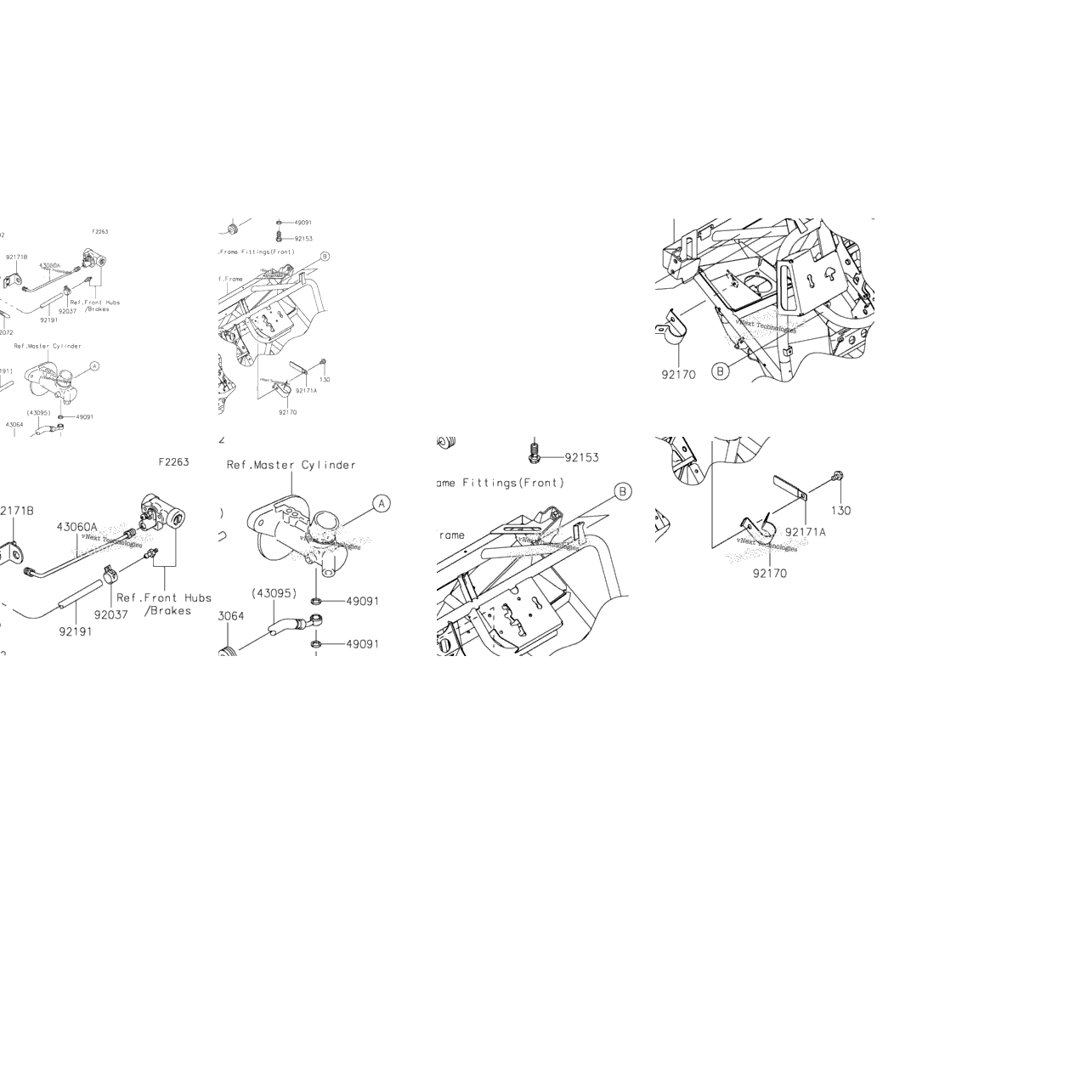 Front Brake Piping