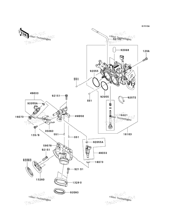 Throttle (D8f-Daf)