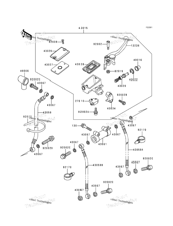 Front Master Cylinder