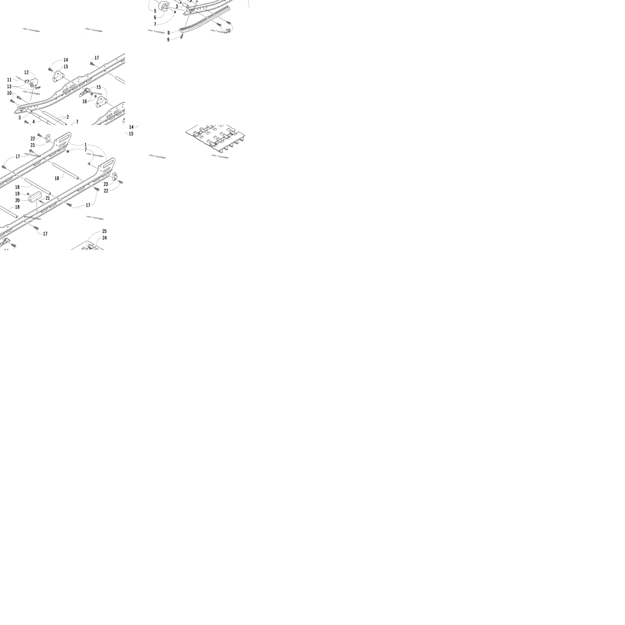 Slide Rail And Track Assembly