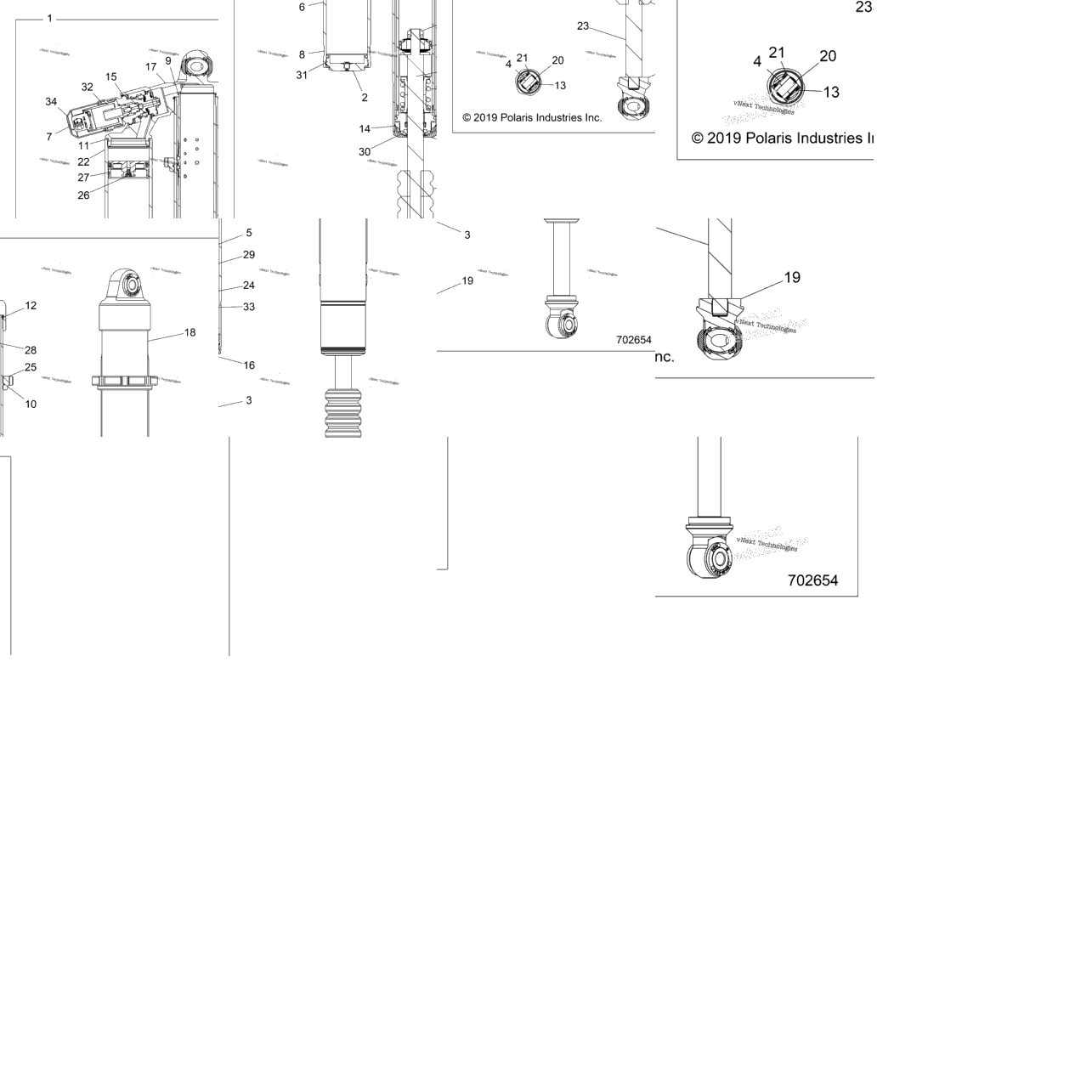 Suspension, Front Shock Internals Z21p4l92al/At/Bl/Bt
