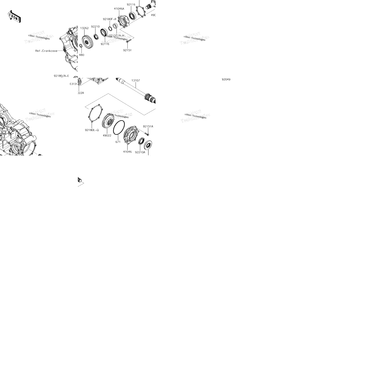 Front Bevel Gear 2
