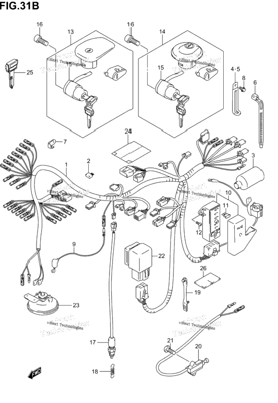 Wiring Harness (Model K5)