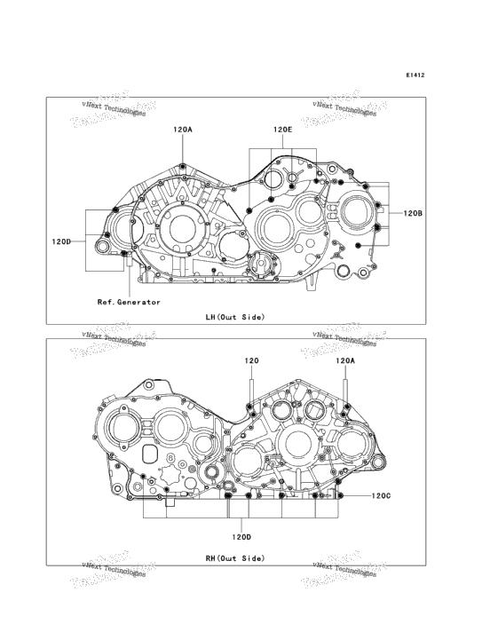 Crankcase Bolt Pattern