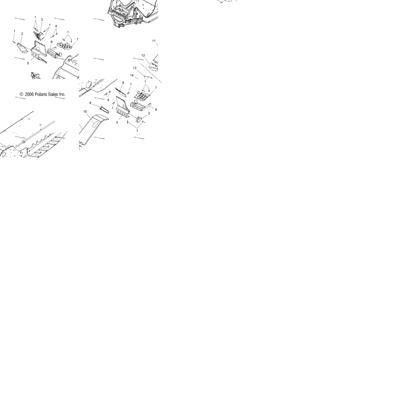 Chassis, Footrest & Clutch Guard