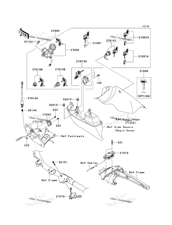 Ignition Switch/Locks/Reflectors