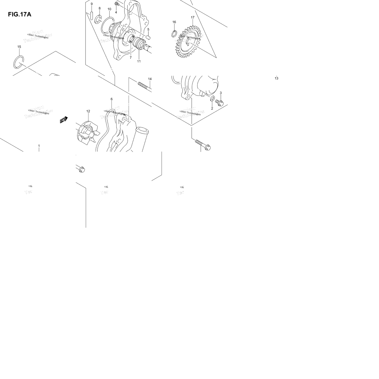 Water Pump (Model K5/K6/K7)