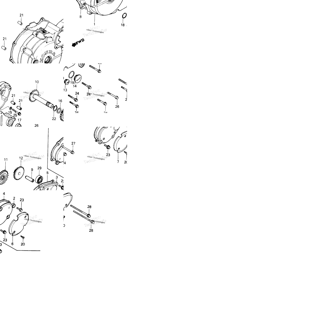 Left Crankcase Cover