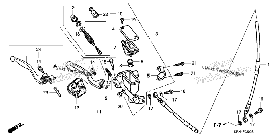 Front Brake Master Cylinder