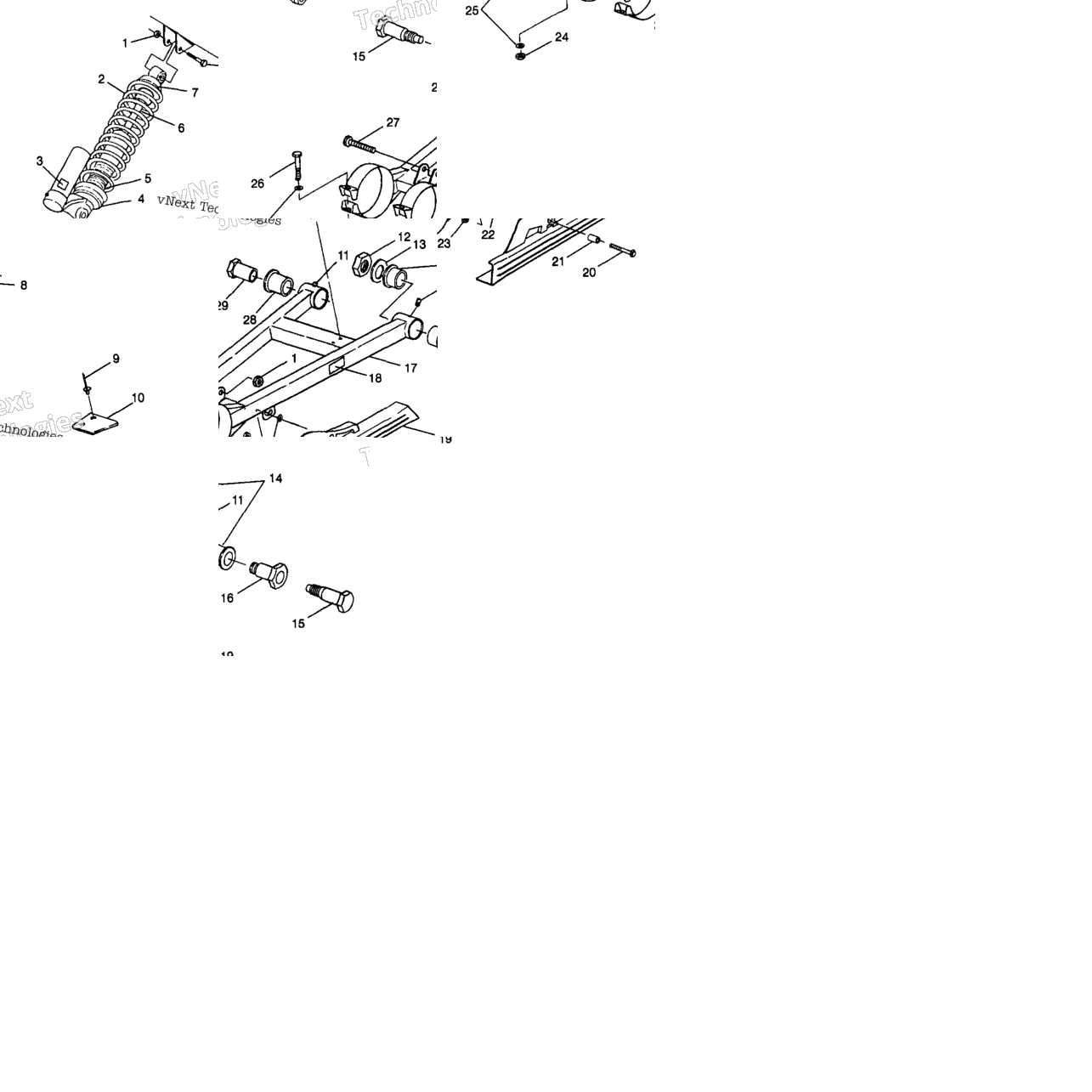 Swing Arm/Shock Mounting