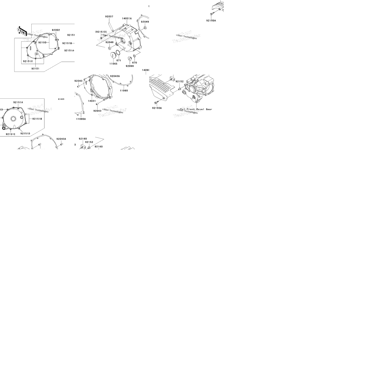 Left Engine Cover(S)