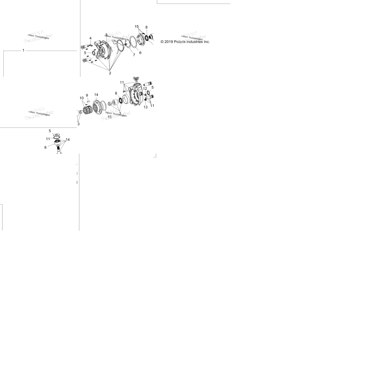 Drive Train, Front Gearcase
