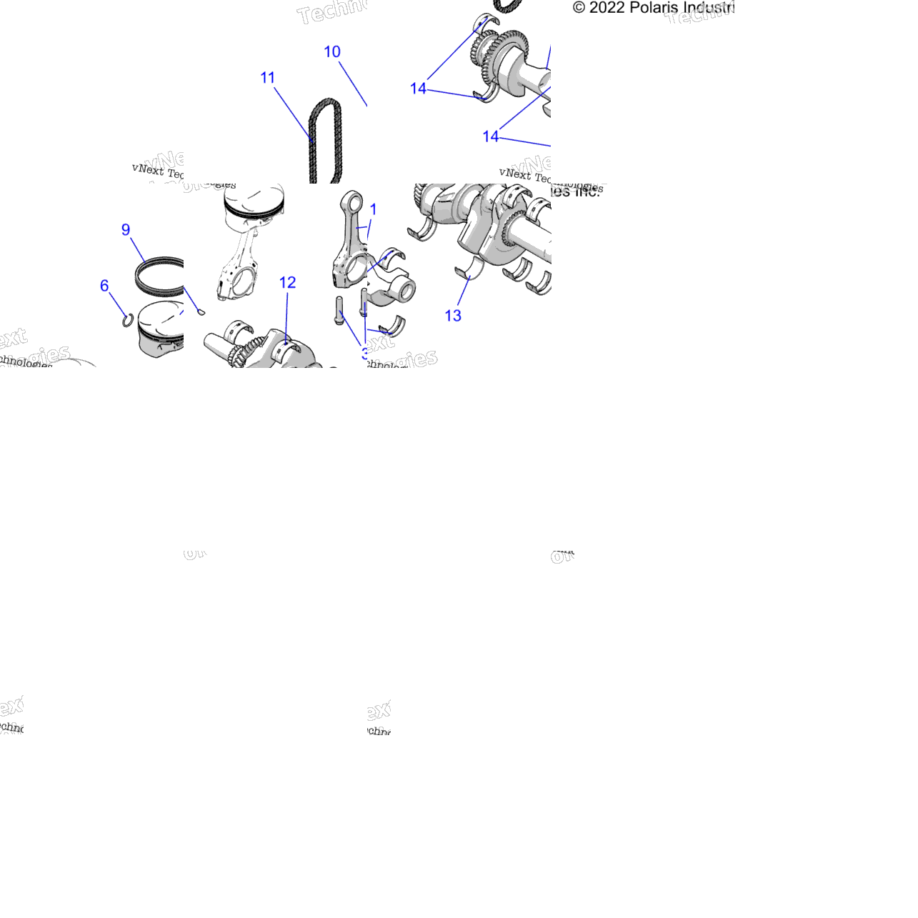Engine, Balance Shaft, Crankshaft/Piston