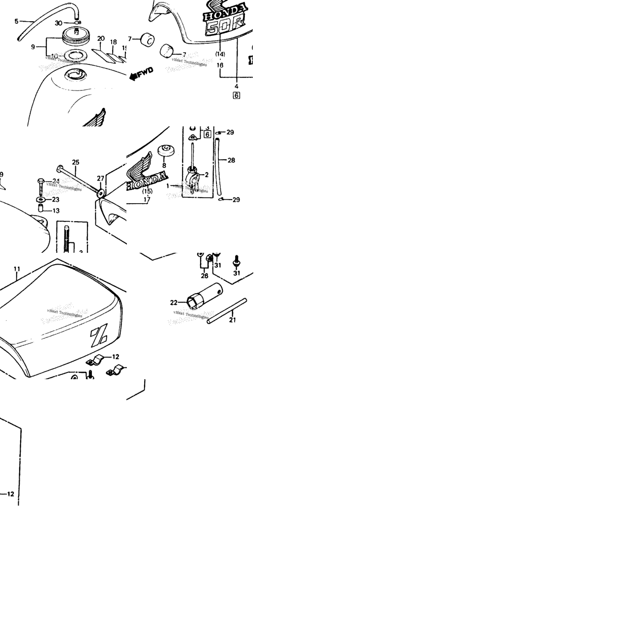 Fuel Tank + Seat