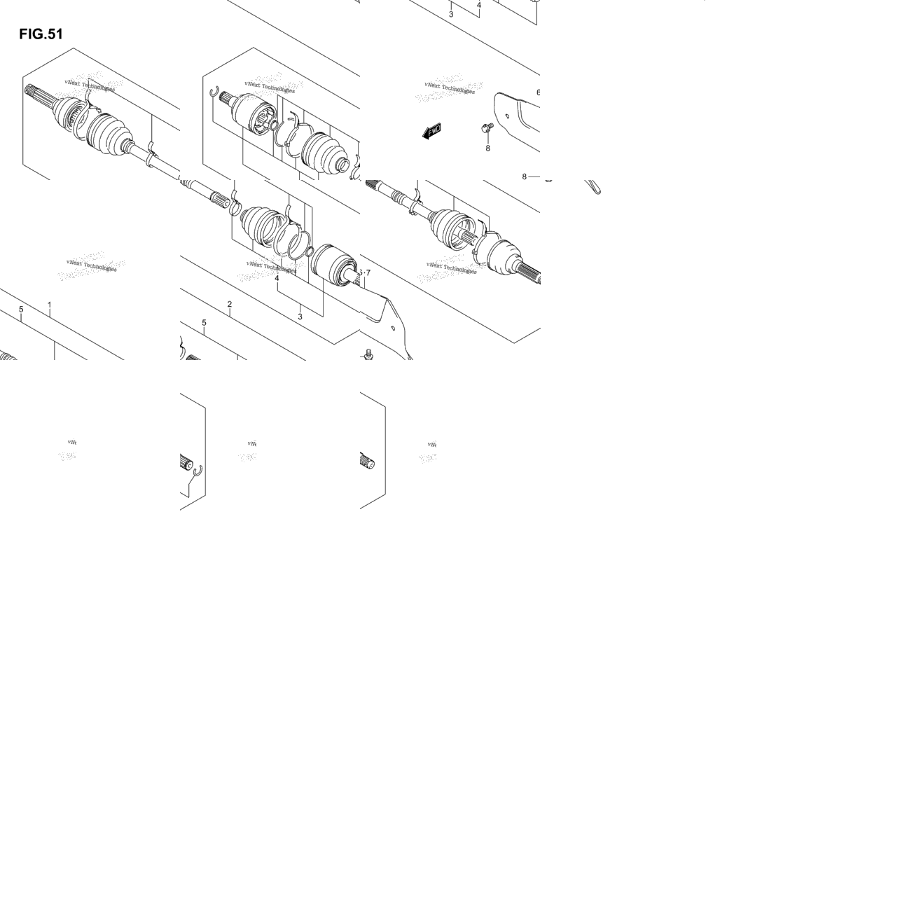 Front Drive Shaft (Model K3/K4)