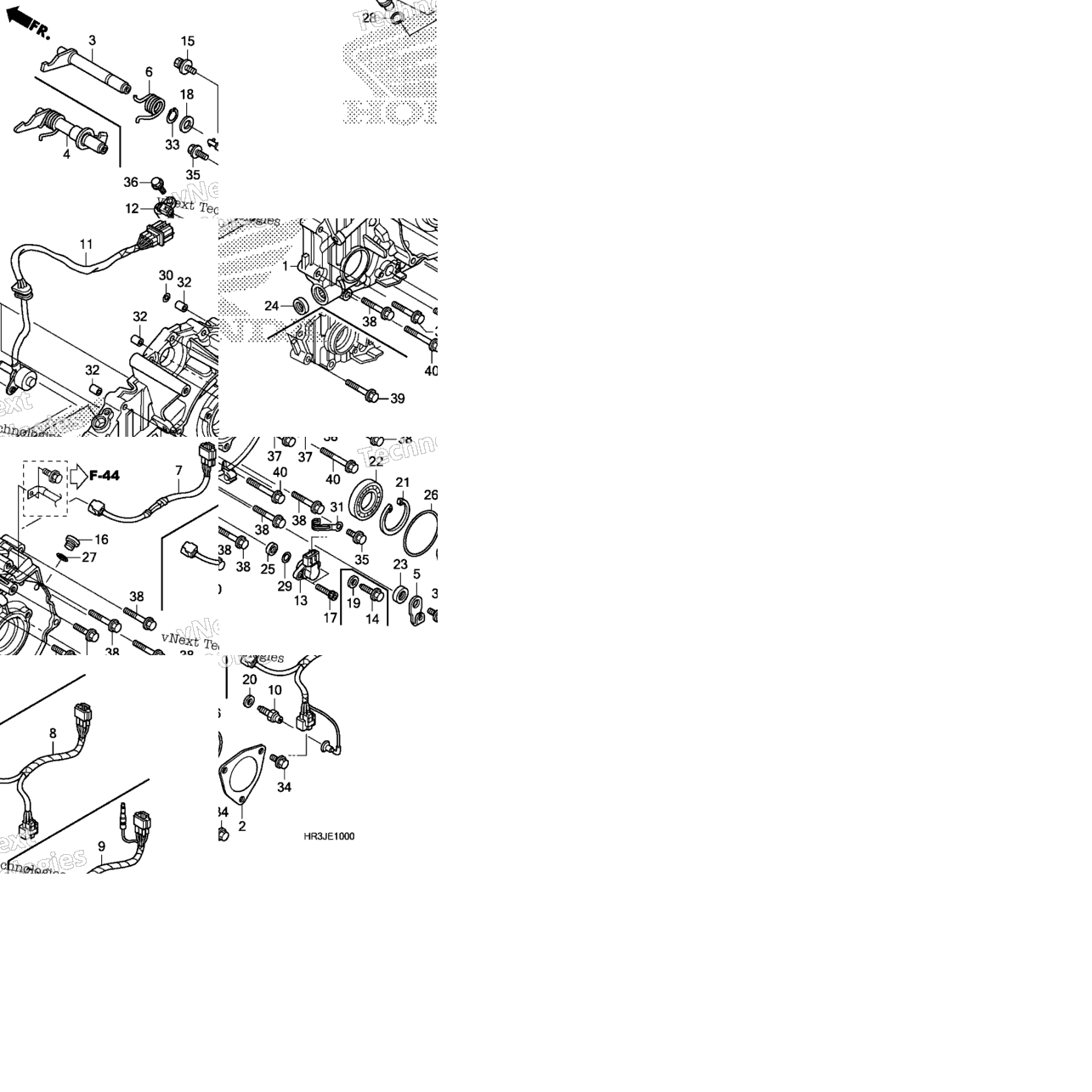 Rear Crankcase Cover