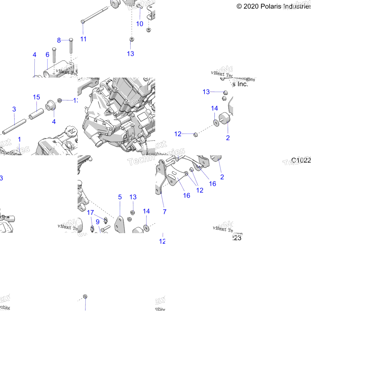 Engine, Mounting & Long Block