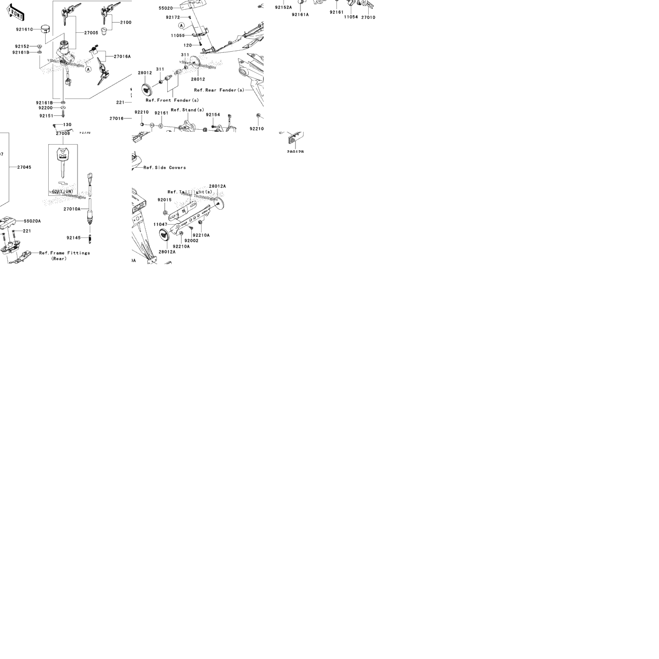 Ignition Switch/Locks/Reflectors