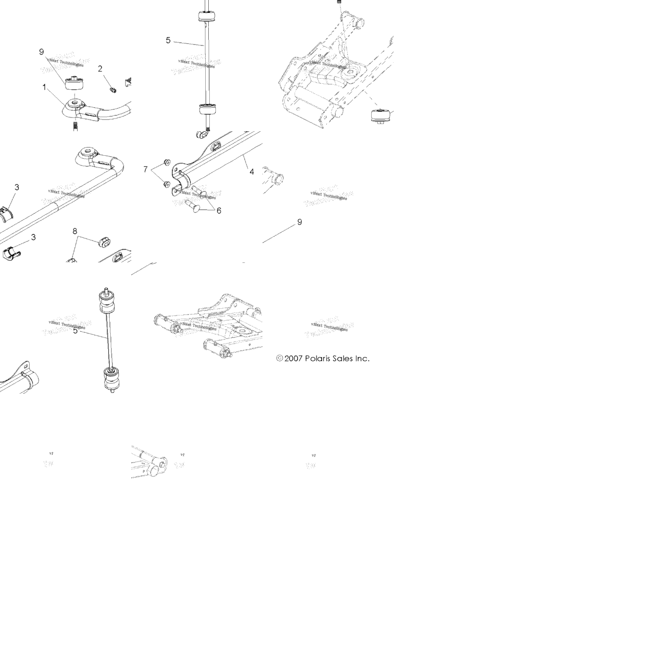 Suspension, Stabilizer Bar, Rear