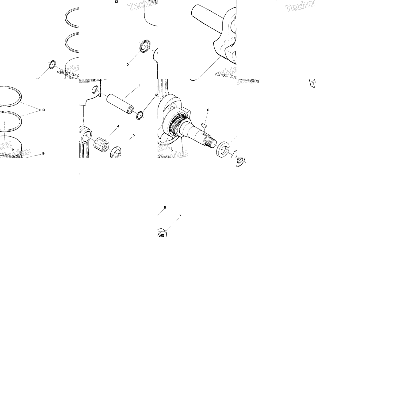 Piston & Crankshaft (4910951095022A)