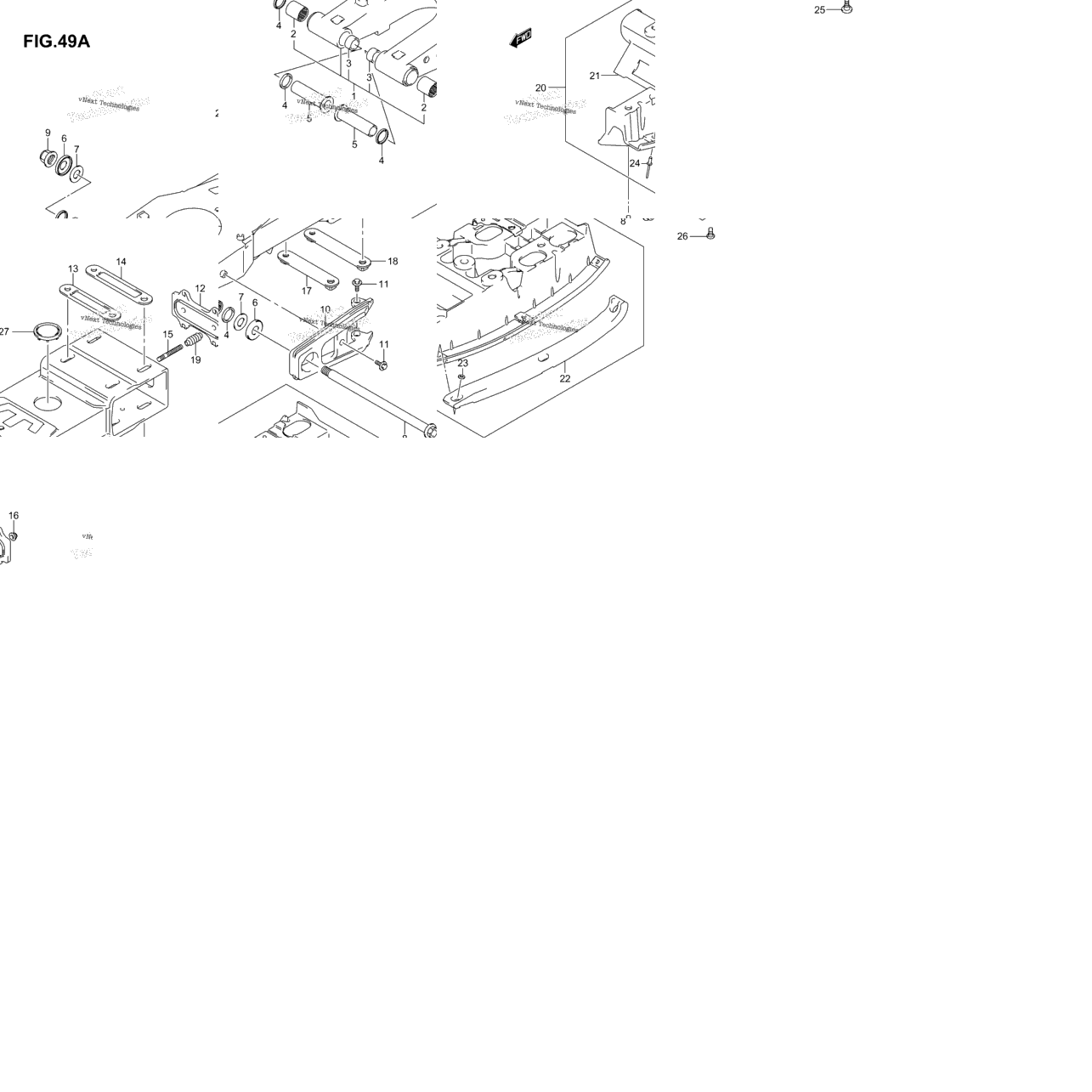 Rear Swinging Arm (Model K3 F.No.32113658%)