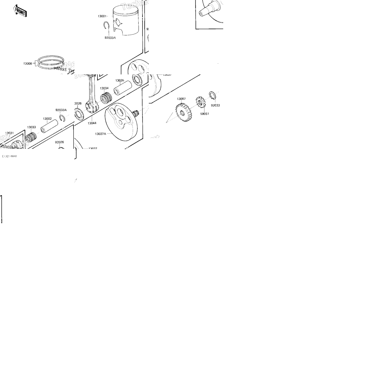 Crankshaft/Piston ('85 A2)